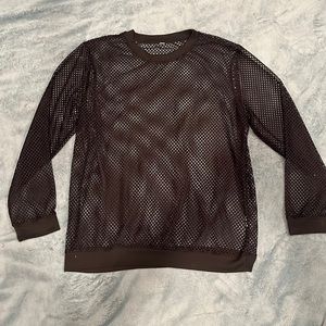 Manfinity Fever City Men See Through Mesh Tee